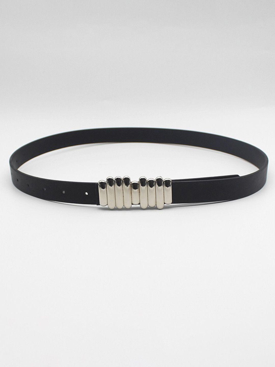 Just Lil Things Women Leather Slider Buckle Belt