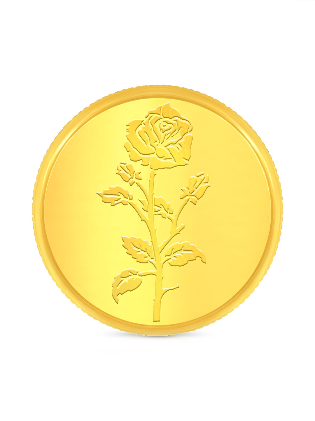 BHIMA 24KT (999) Floral Gold Coin-0.5 gram