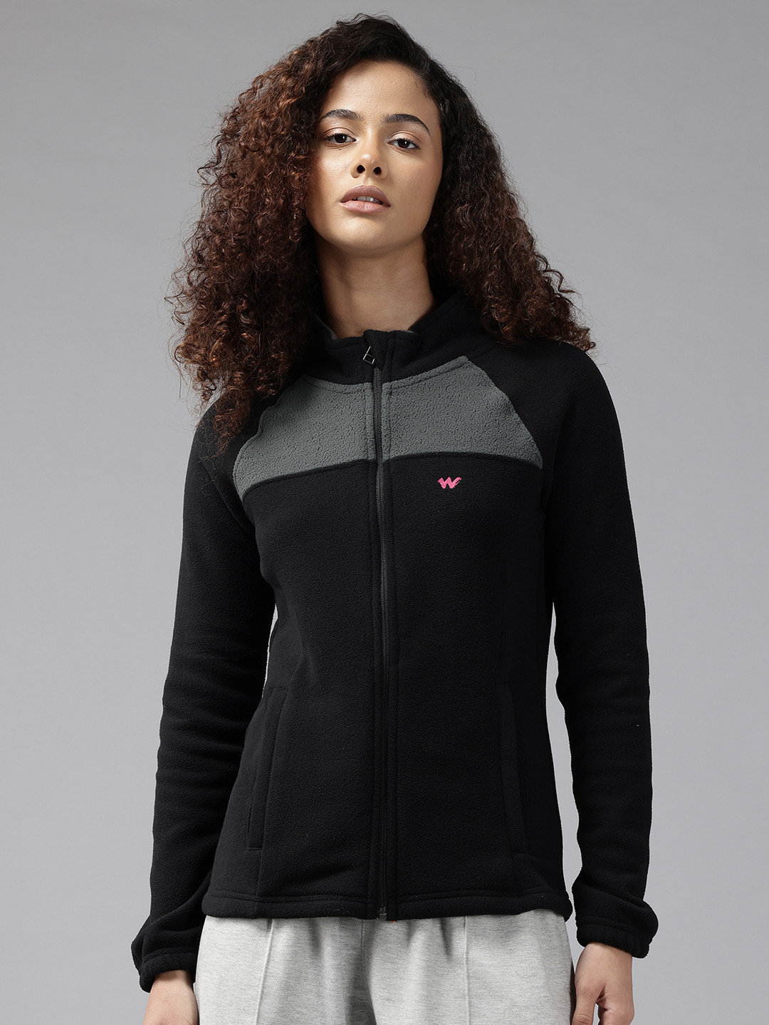 Wildcraft Fleece Colourblocked Tailored Jacket