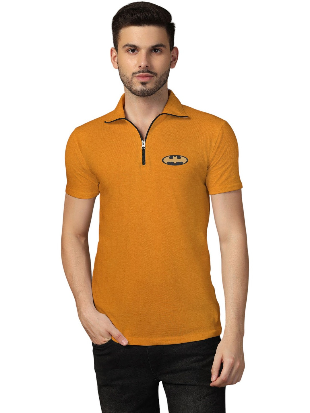 Blisstone Men Batman Polo Collar T-shirt