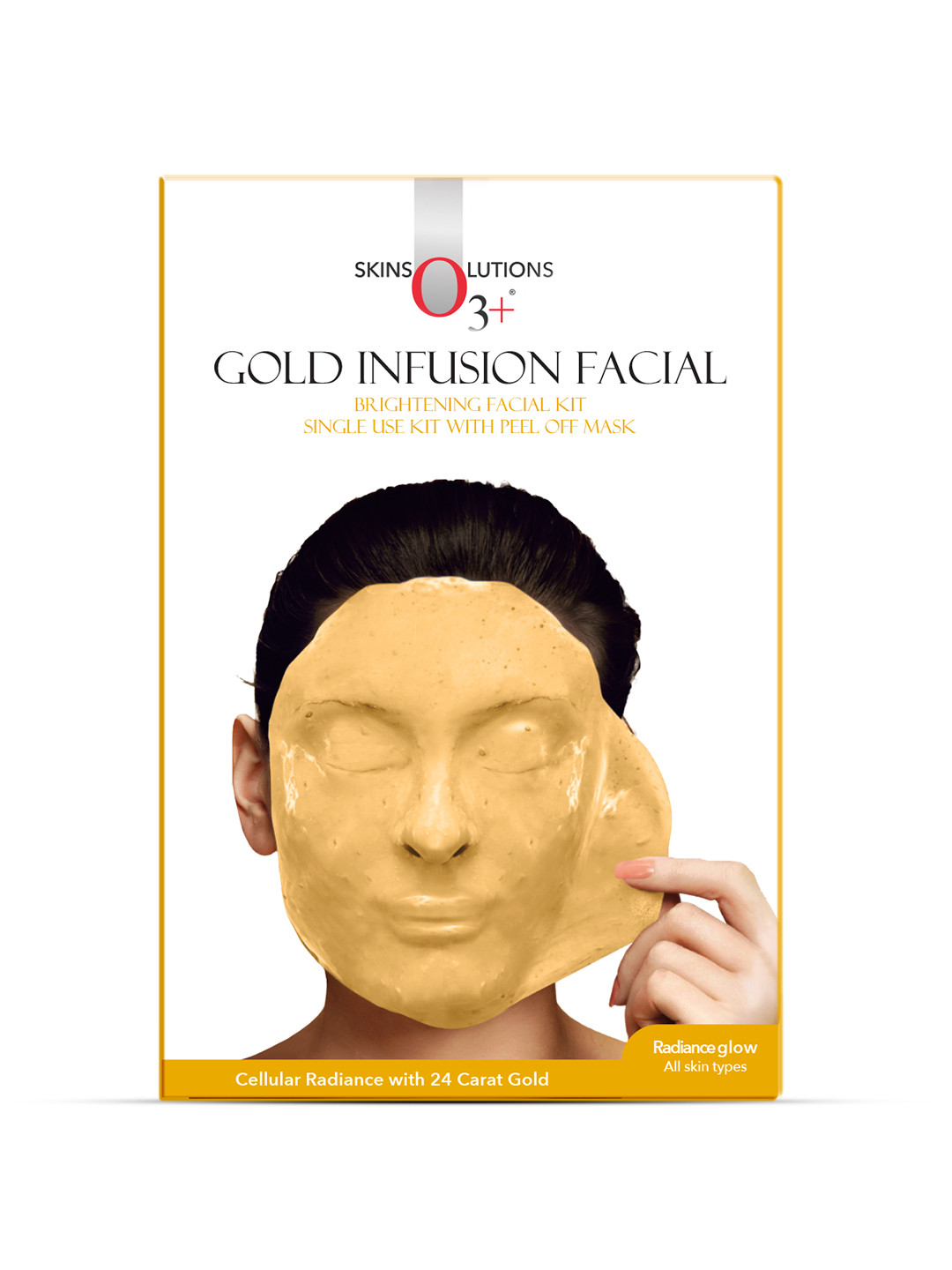 O3 + Gold Infusion Brightening Facial Kit for Radiance & Glow - 45 g