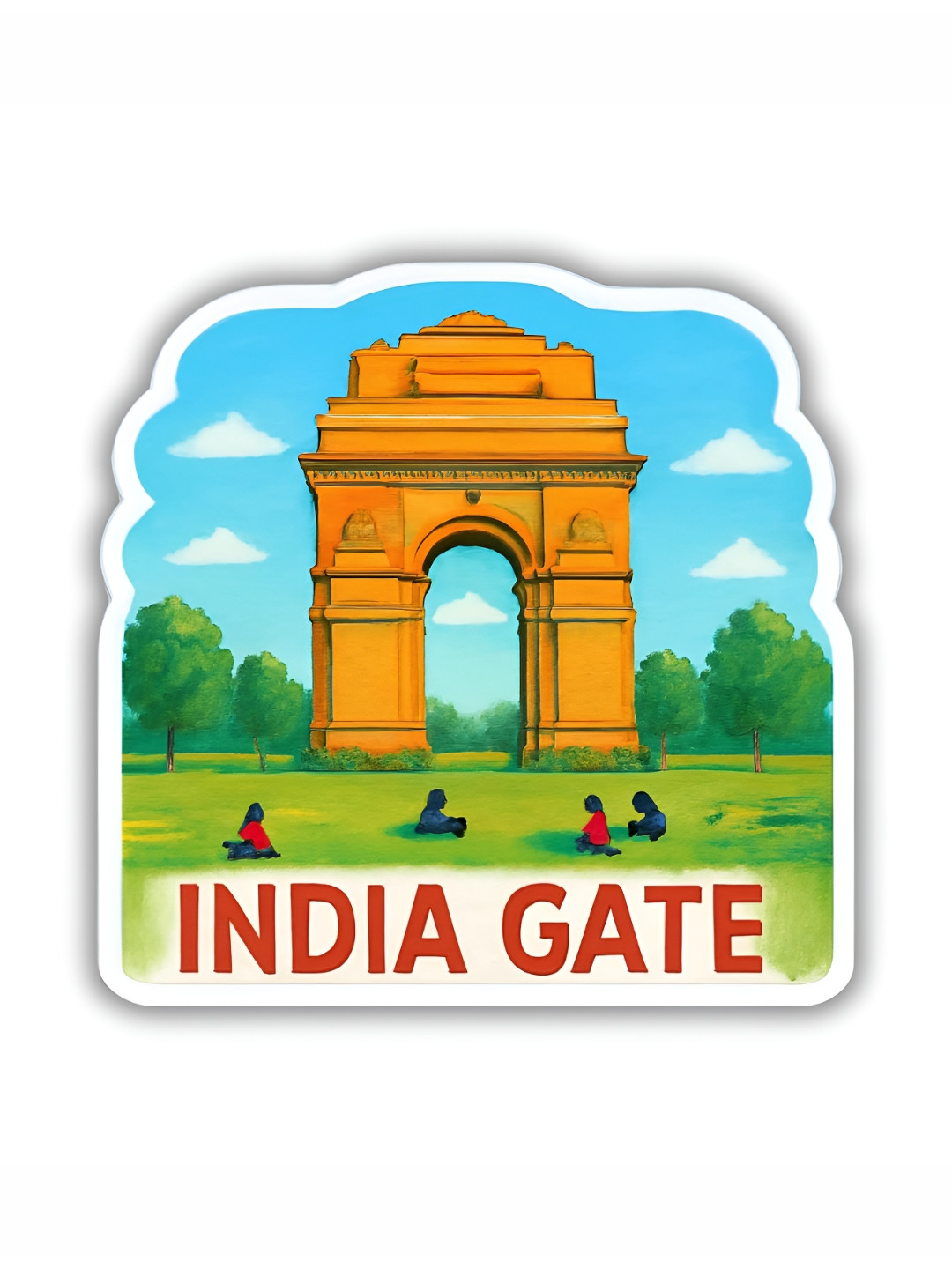 GIFTSHALA Graphic Printed Decorative Magnet