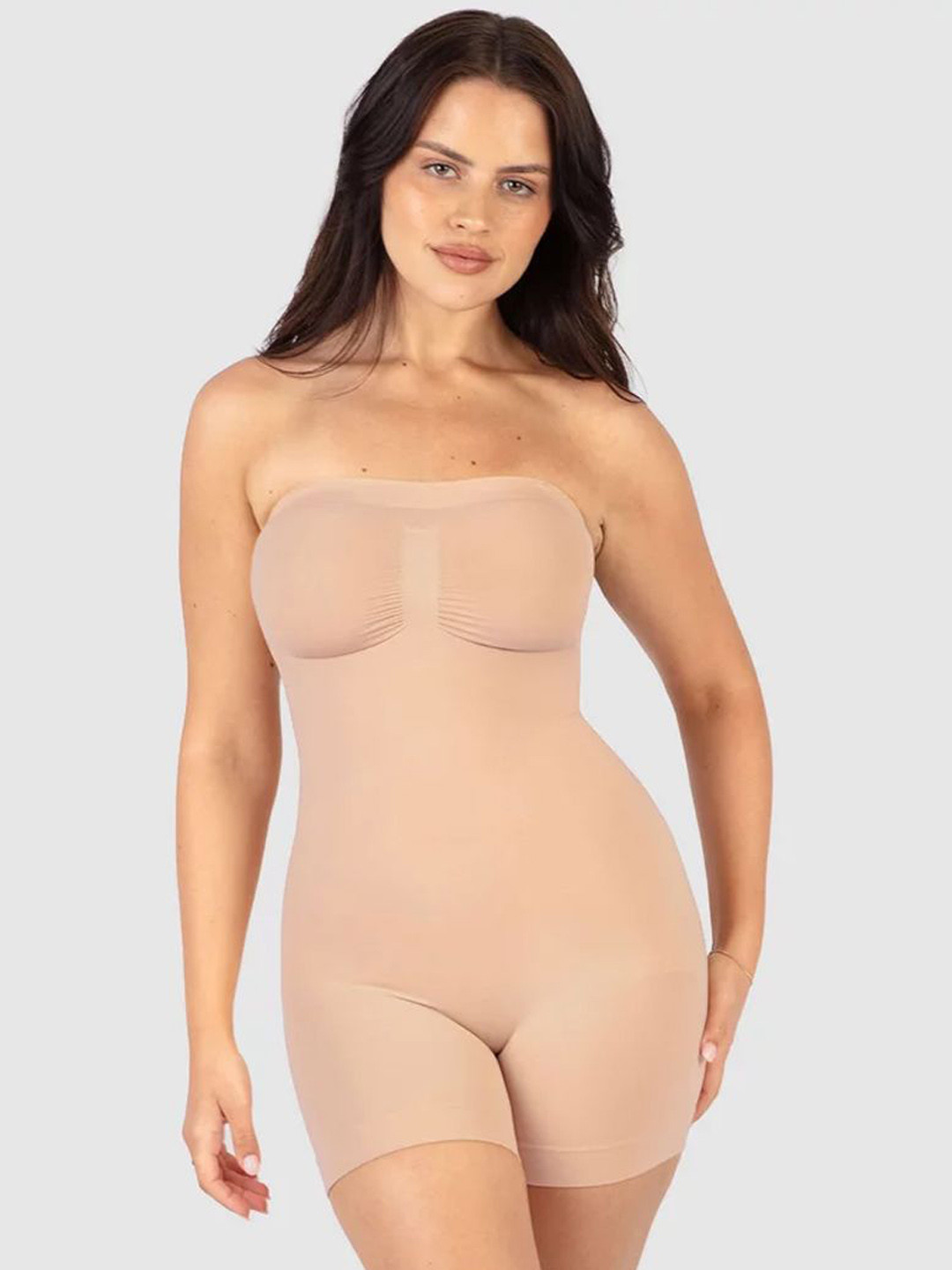 BAESD Strapless Body Shapewear With Double-Layered Gusset