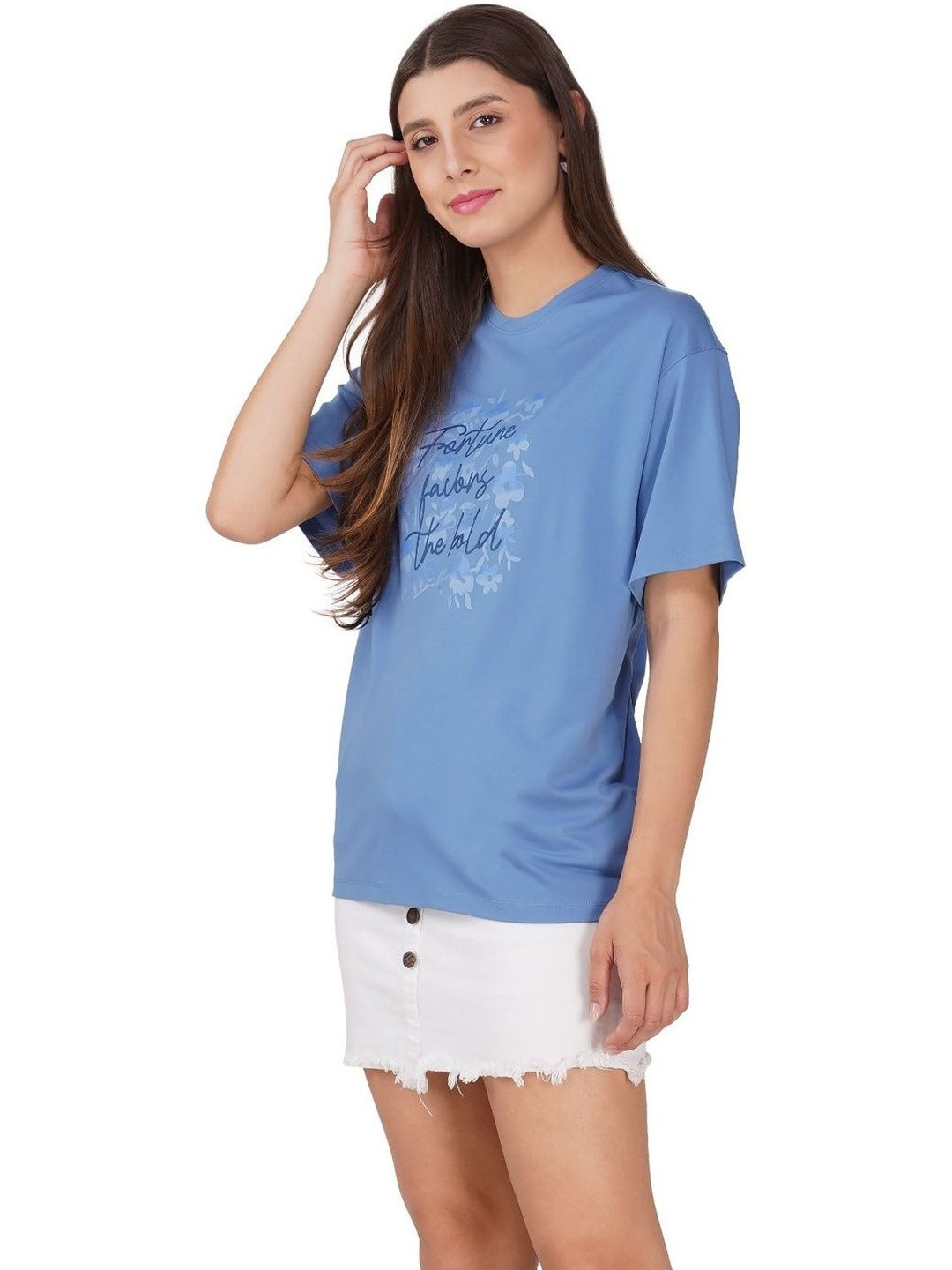 Rhinokraft Typographic Printed Short Sleeves Cotton 1 T-shirt