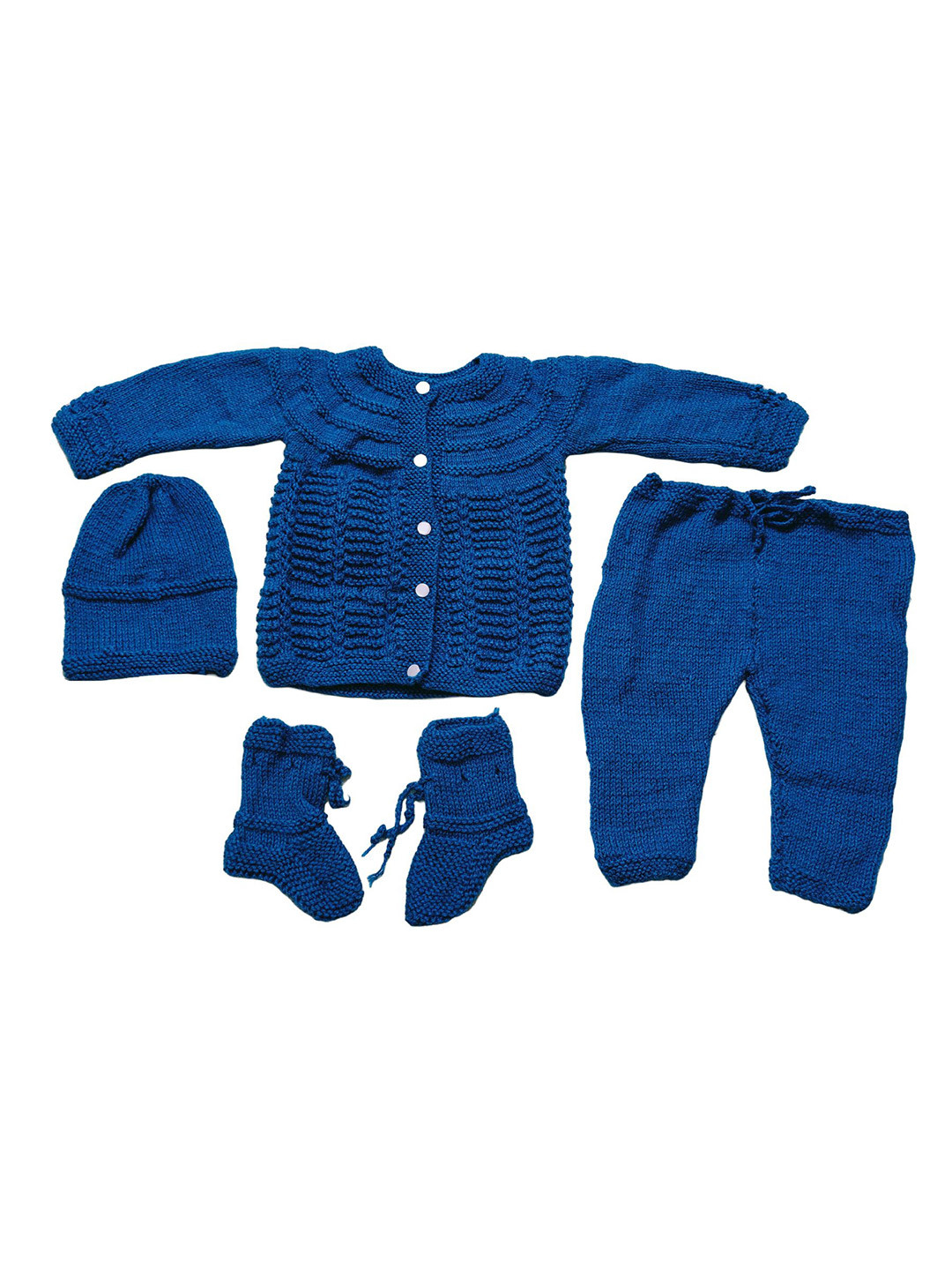 Cute Collection Kids Pack Of 4 Piece Woolen Sweater With Pajami, Cap & Pair of Socks