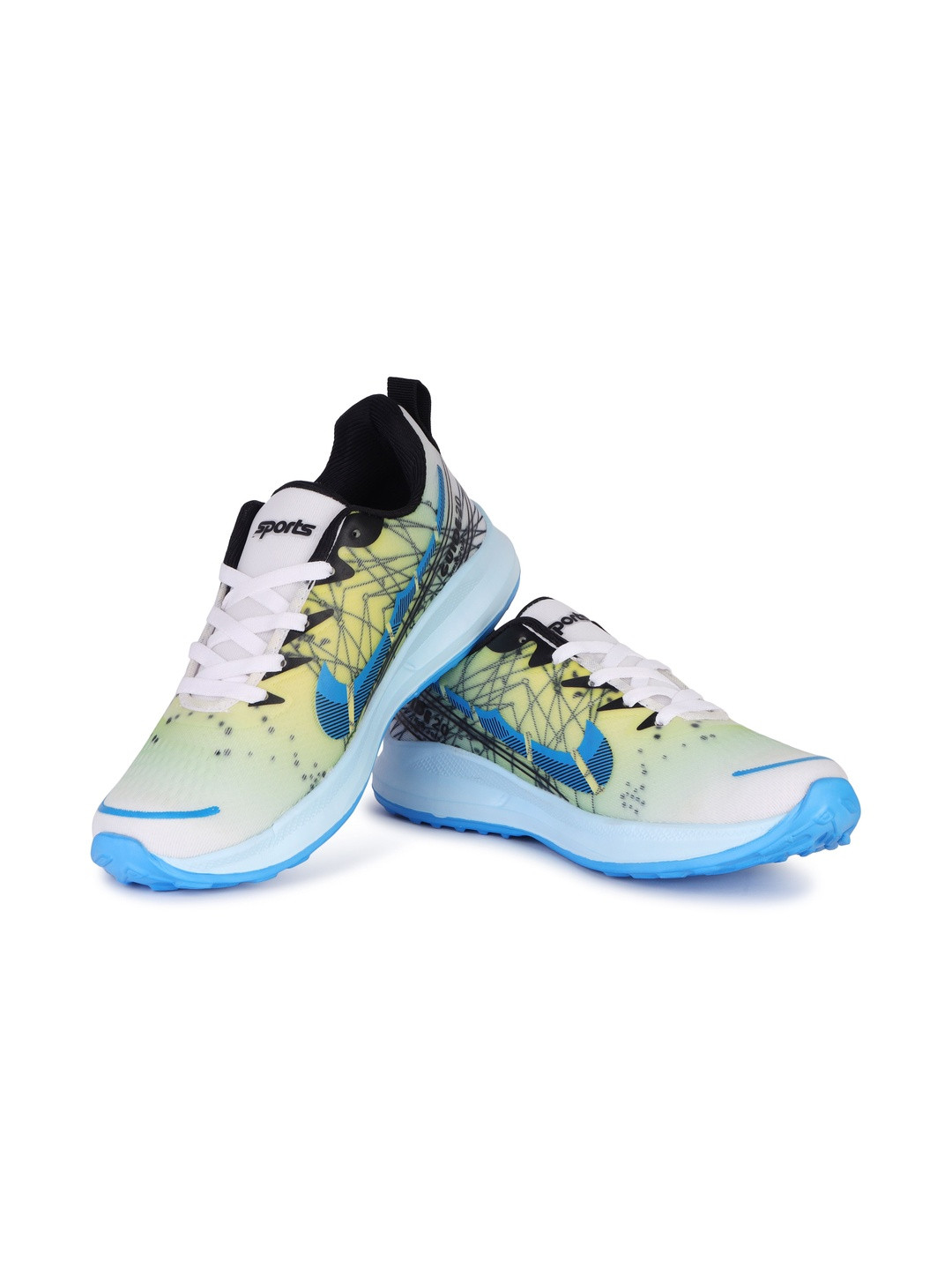 DRACKFOOT Men Mesh Printed Lace-Ups High Quality Sports Shoes