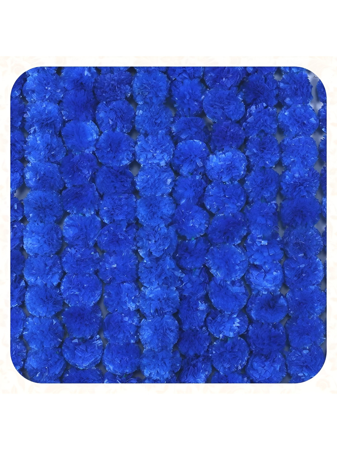 ECOZIAS Blue 10 Pieces Hanging Marigold Artificial Flowers