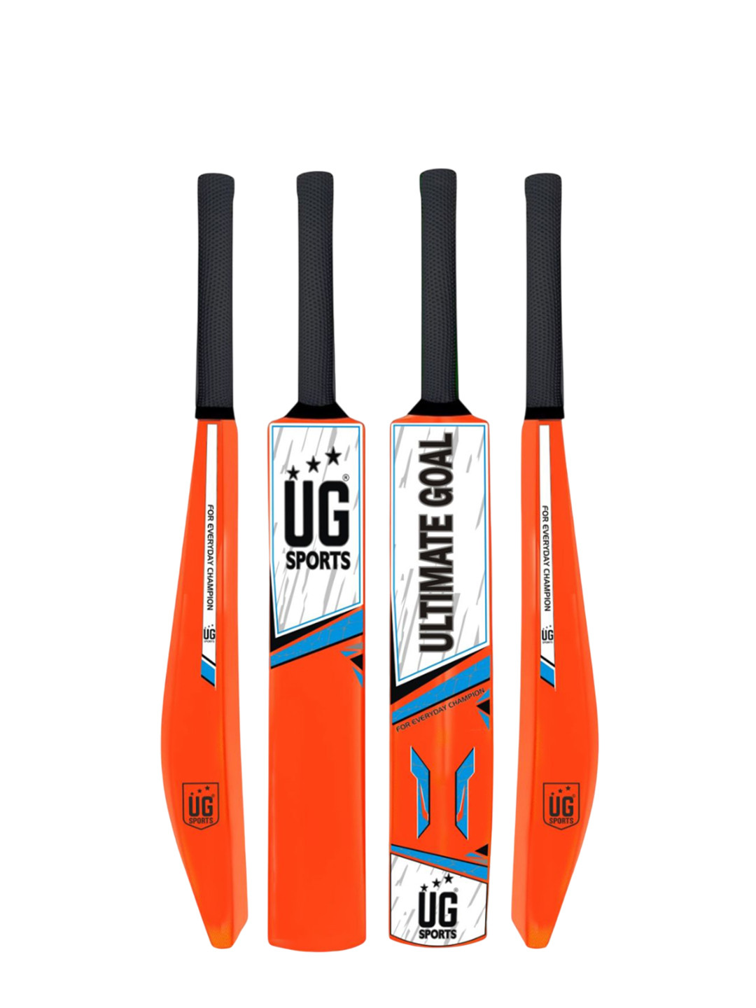 UG SPORTS Poplar Plastic Willow Soft Cushion Grip Cricket Bat