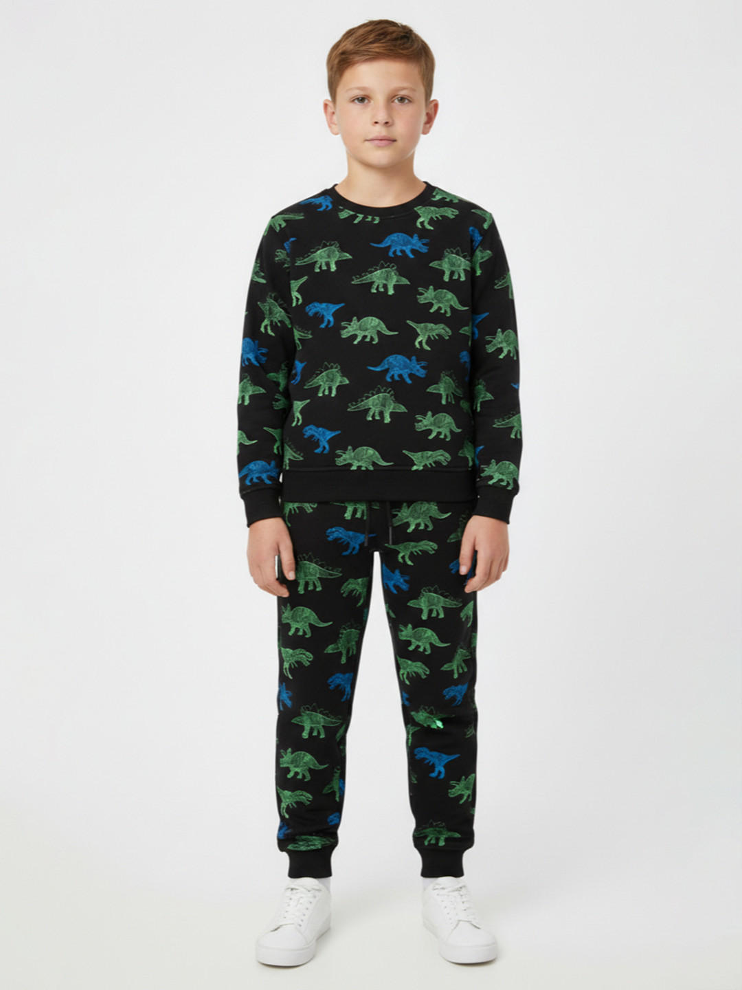 Alan Jones Boys Conversational Printed Tracksuit