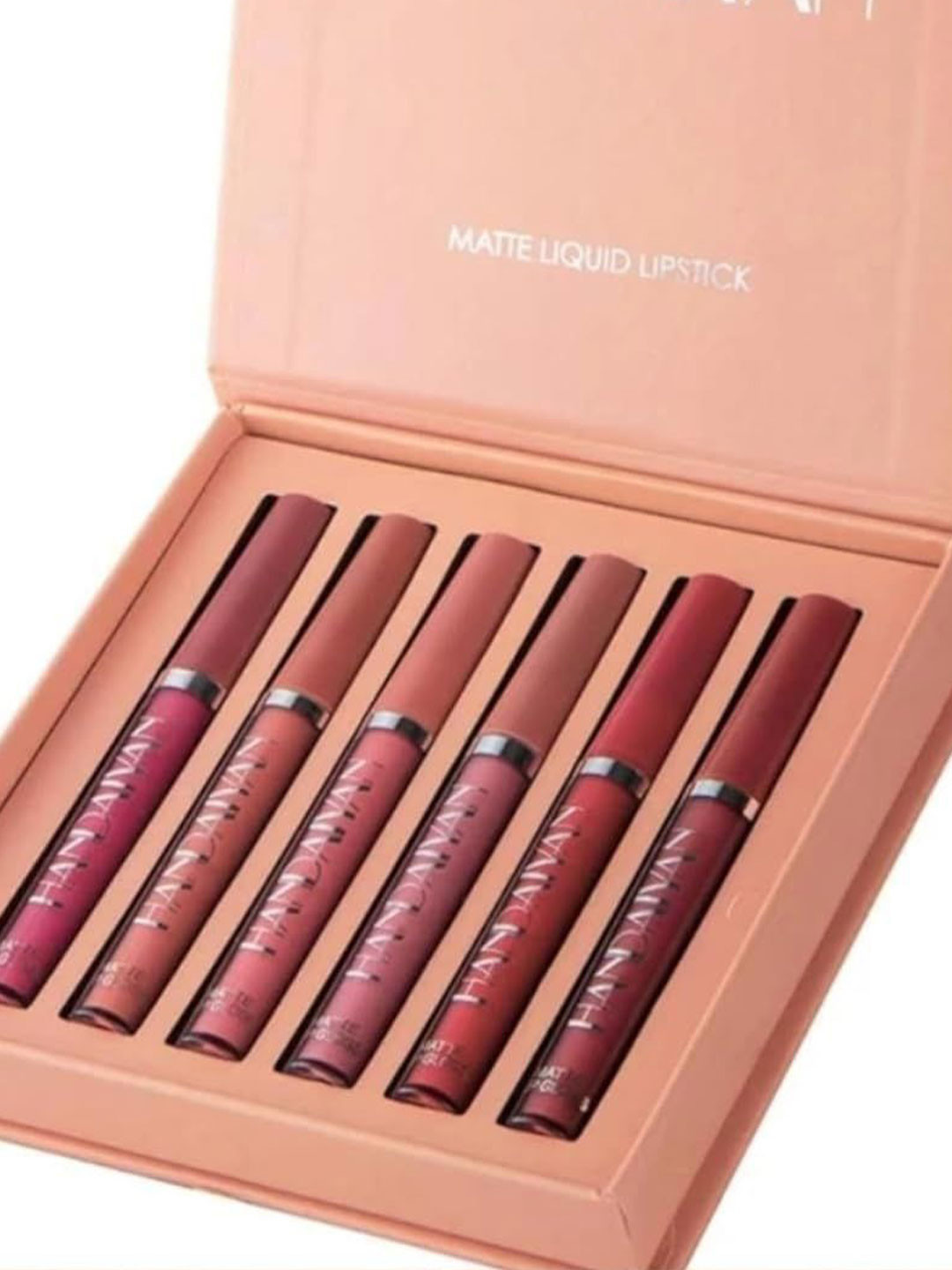 Weol Set Of 6 Waterproof Long Lasting Mini Liquid Lipsticks - 2.5 ml Each