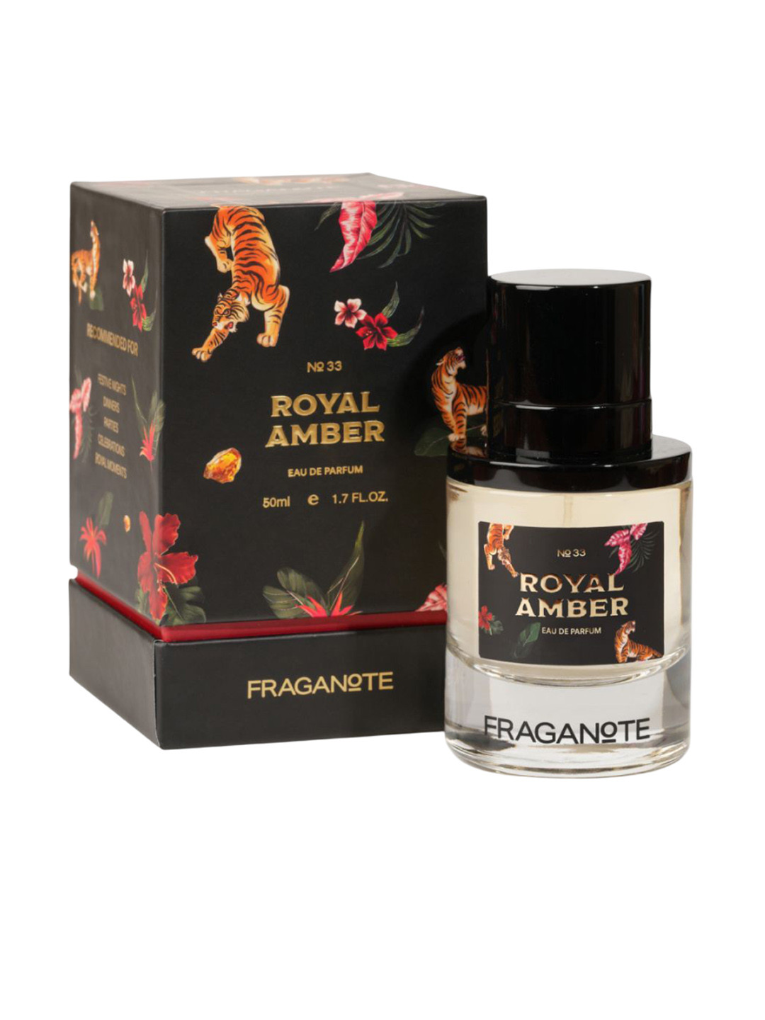 Fraganote Royal Amber Long Lasting Eau De Parfum - 50 ml