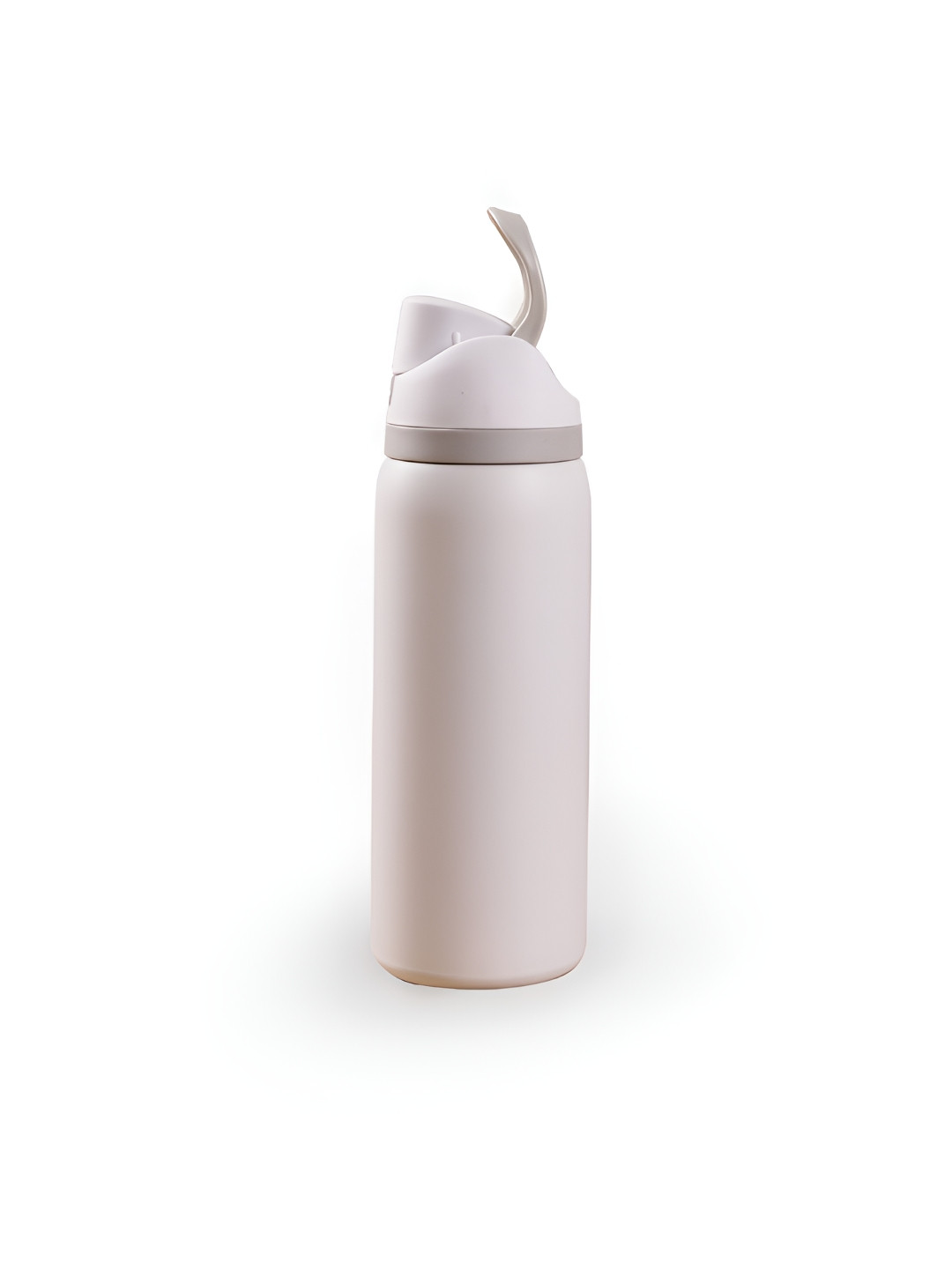 HOMEESSENTIALS White Stainless Steel Smart Vacuum Water Bottle - 1L