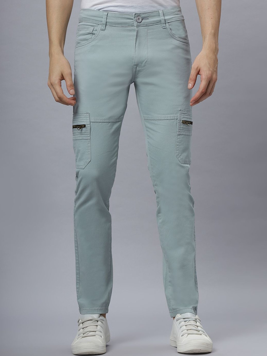 HO BINDAASS Men Easy Wash Cargos Trousers