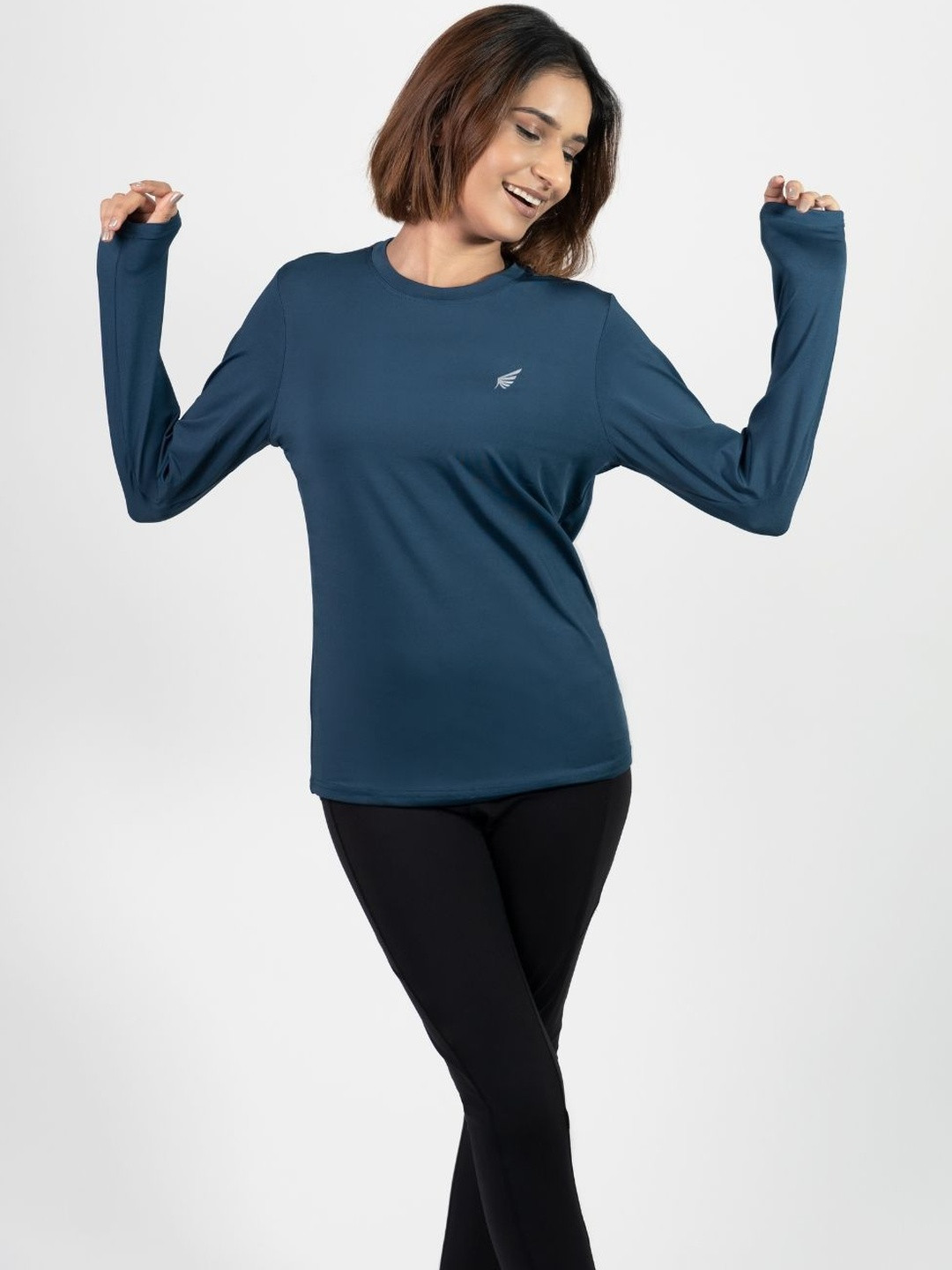 FLURR Brand Logo Round Neck T-shirt