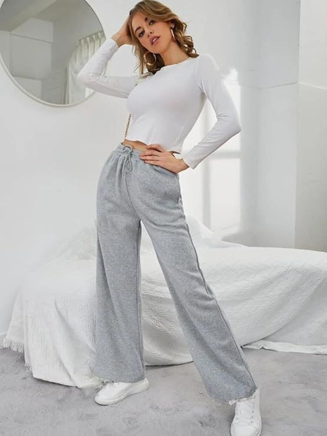 arabiandesigner Women Loose Fit High-Rise Trousers