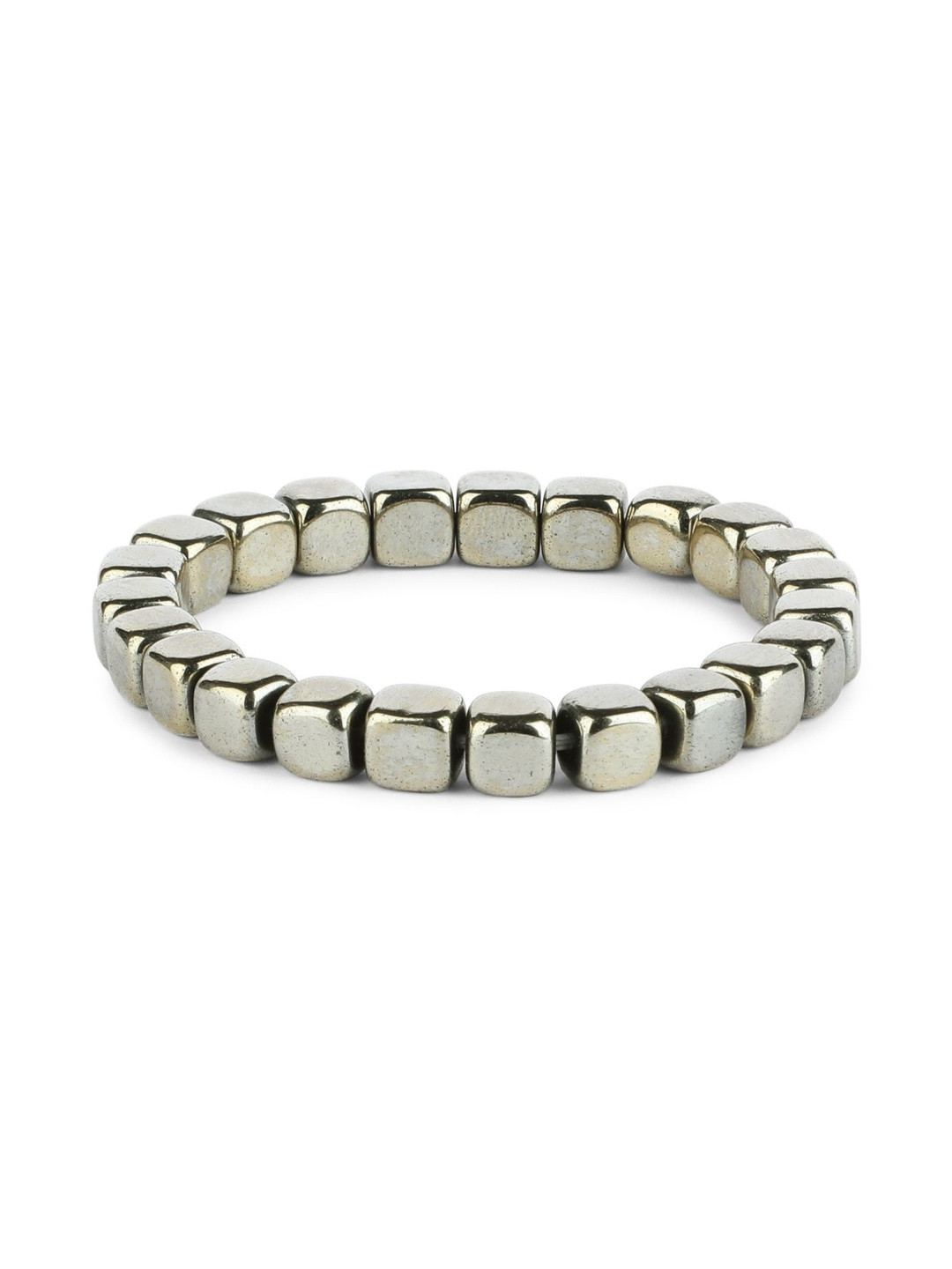 ARE Gold-Plated Crystals Beaded Elasticated Bracelet