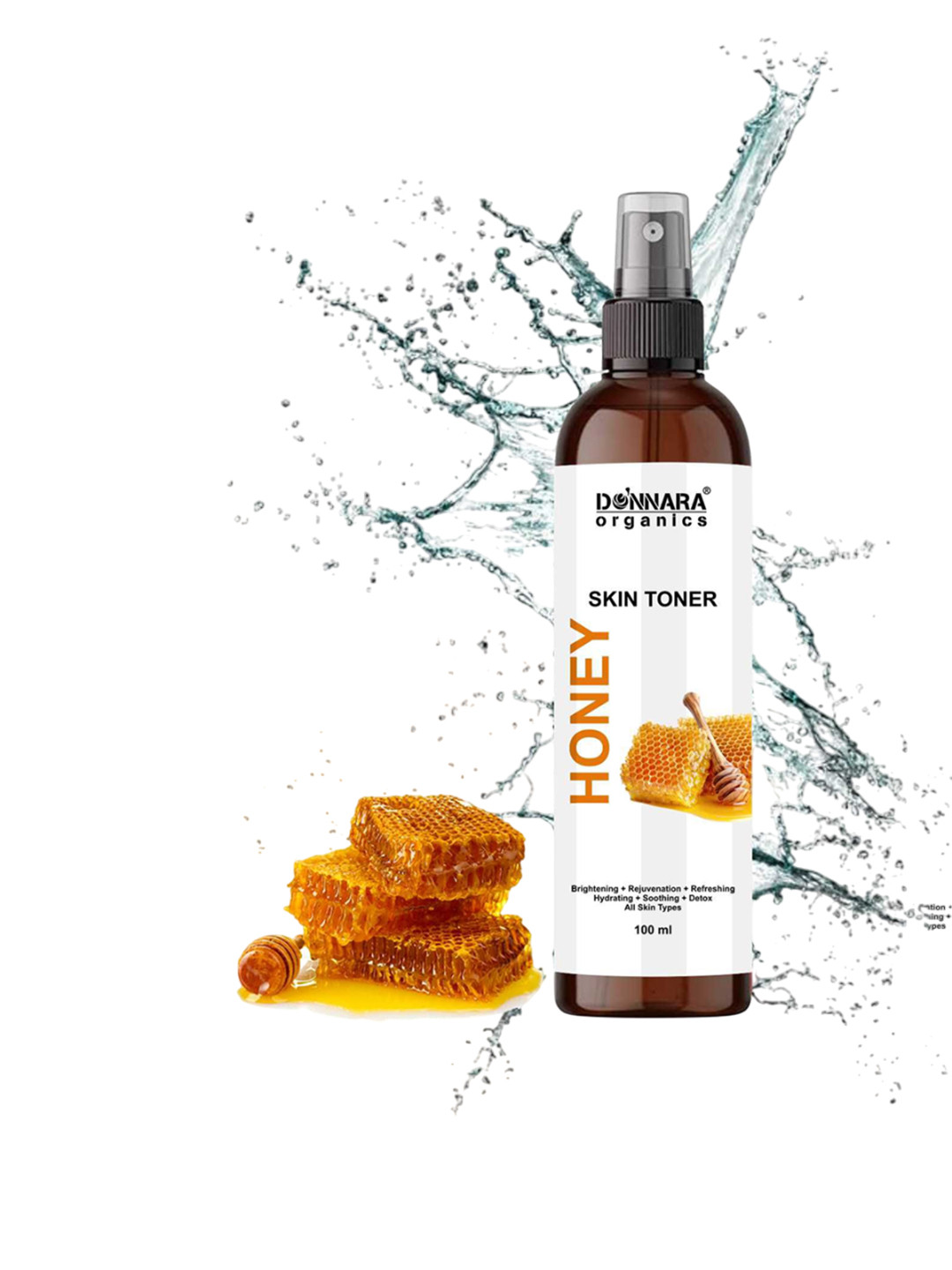 Donnara Organics Honey Skin Toner For Hydrating Skin - 100 ml