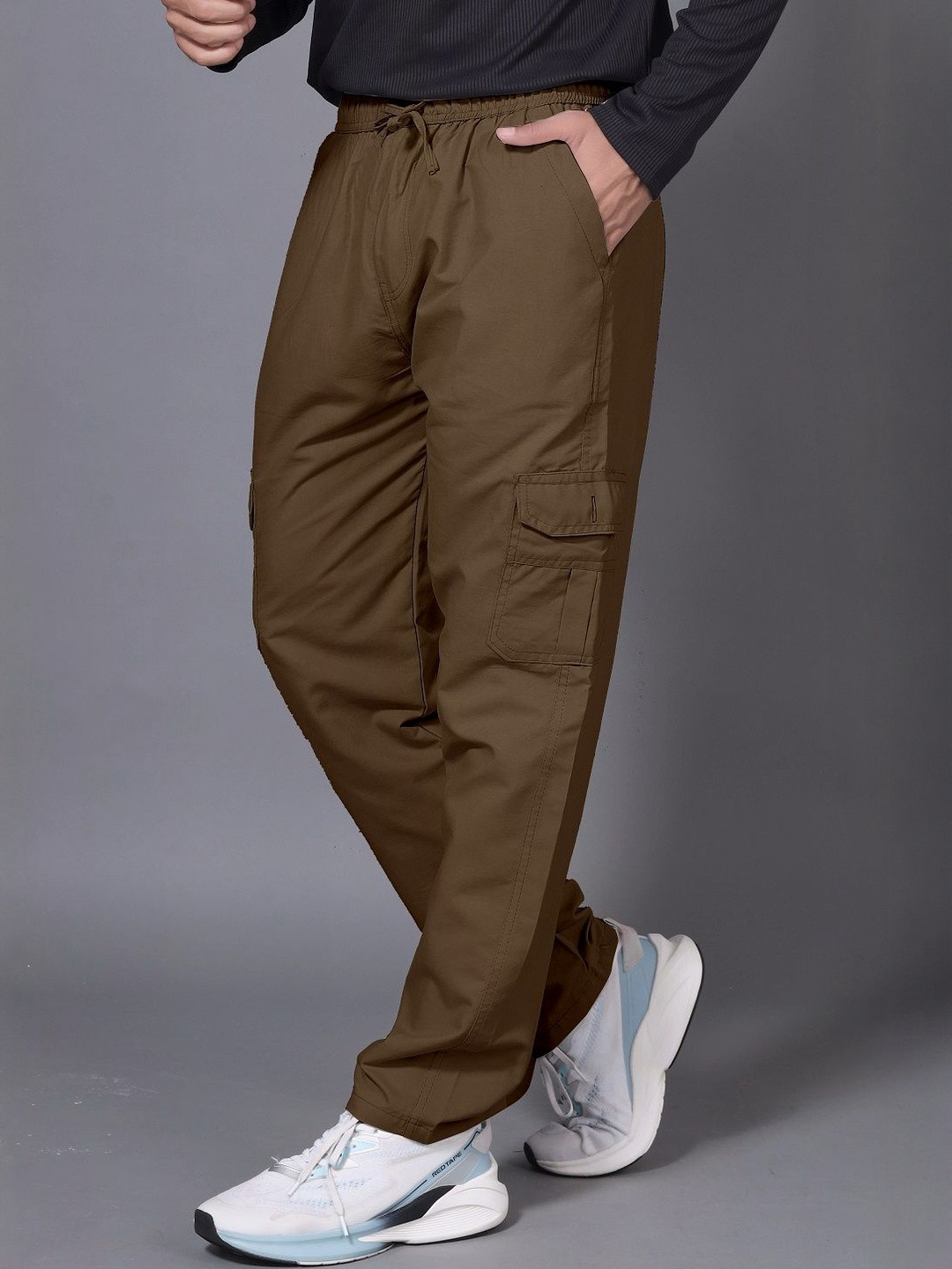 ADITYA TRADE LINK Men Relaxed Mid-Rise Cotton Cargos