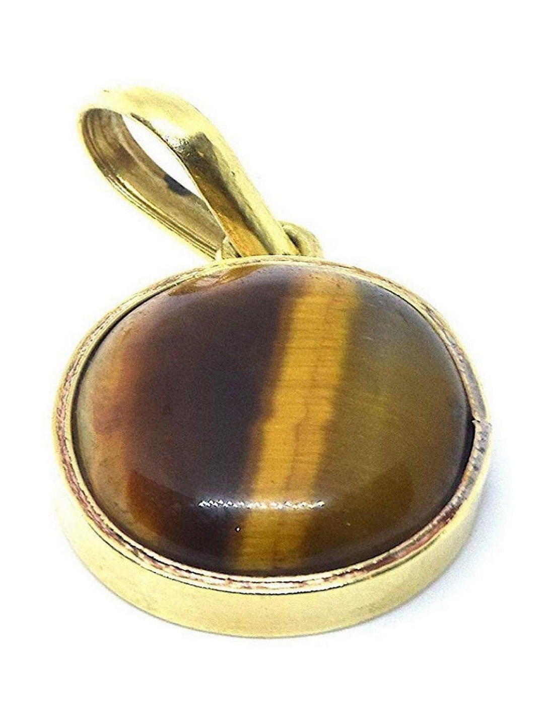 RAVIOUR LIFESTYLE Gold-Plated Tiger's Eye Pendants