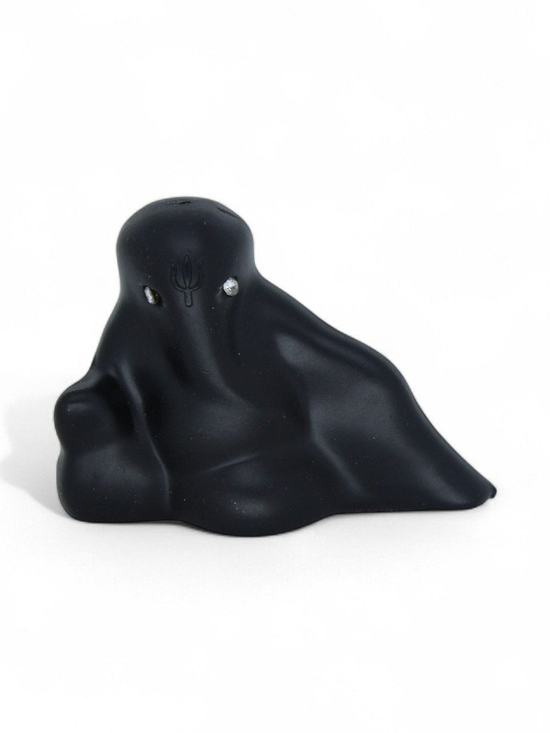 Adhvik Black Lord Aaram Rest Ganesha Idol Showpiece