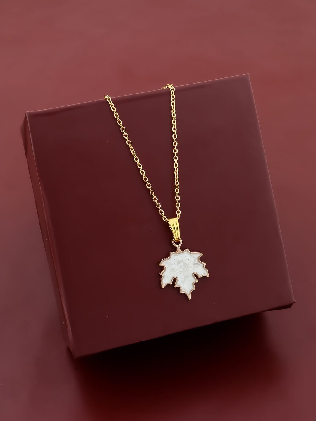 SZN Gold-Plated Enamelled Necklace
