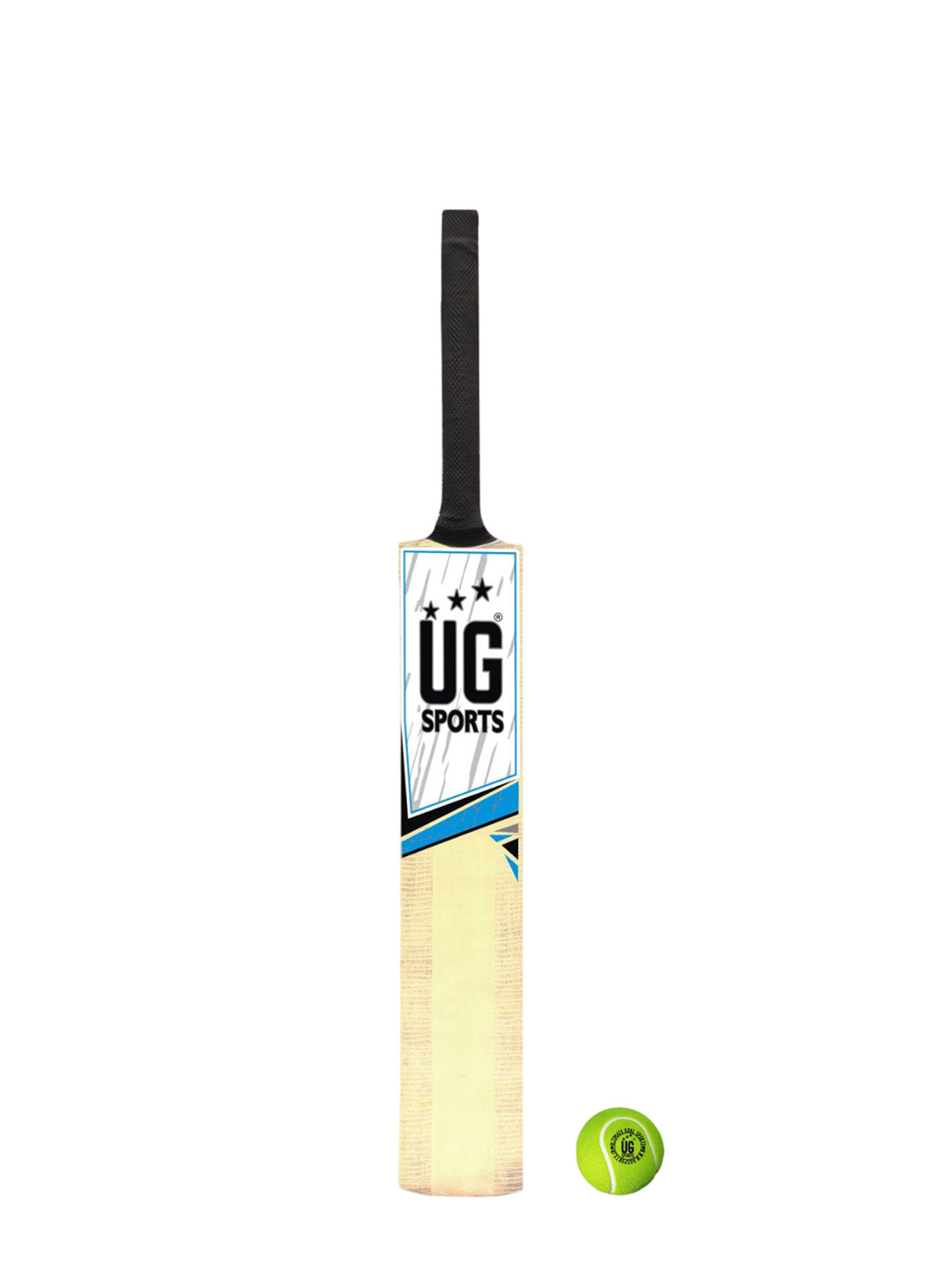 UG SPORTS Light Weight Willow Wooden Full Size Cricket Bat With Cover & Tennis Ball