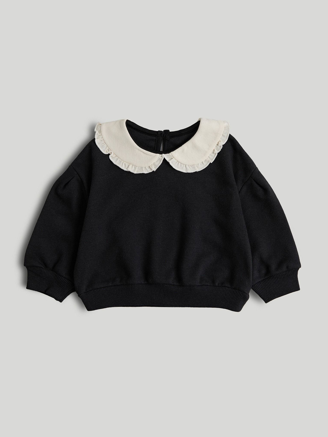 mothercare Girls Winter Love Solid Long Sleeves Pullover Sweatshirt