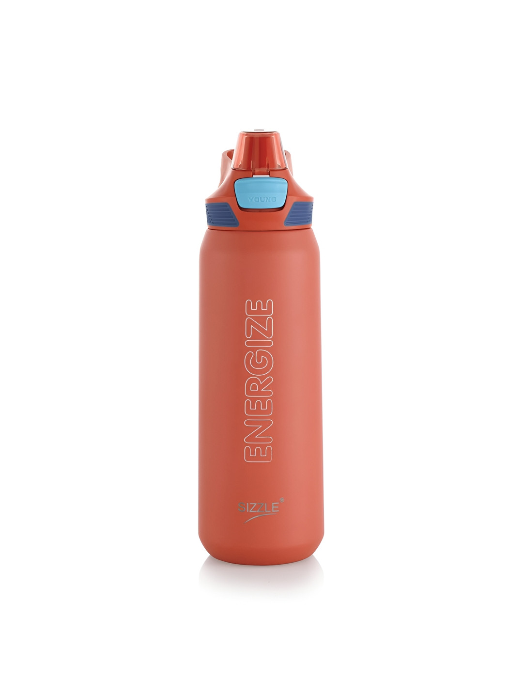 SIZZLE Orange Stainless Steel Double Wall Vacuum Flask Water Bottle 800 ml