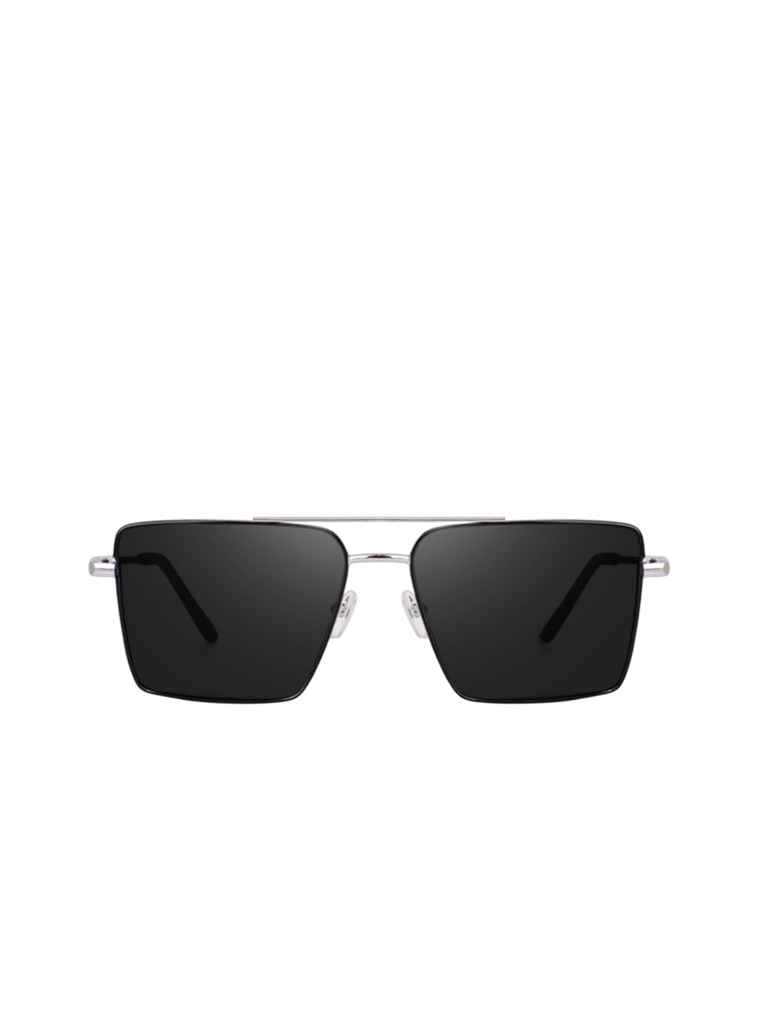 SPADEACES Adults Black Lens & Rectangle Sunglasses With Adjustable lens Modes & Themes