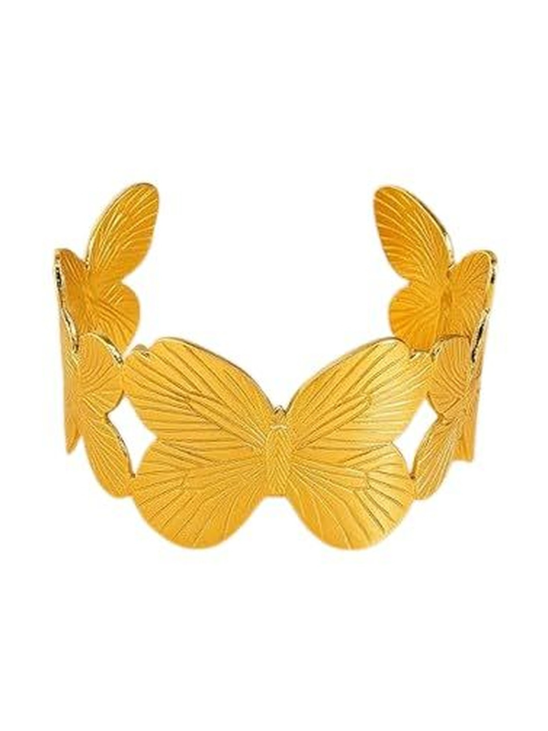 ZAYA Handmade Jewelry Gold-Plated Cuff Bracelet