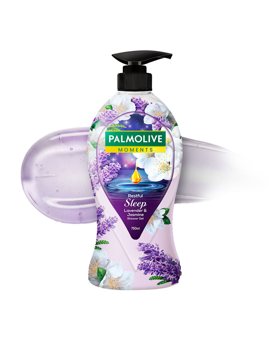 Palmolive Moments Restful Sleep Shower Gel with Lavender & Jasmine - 750 ml