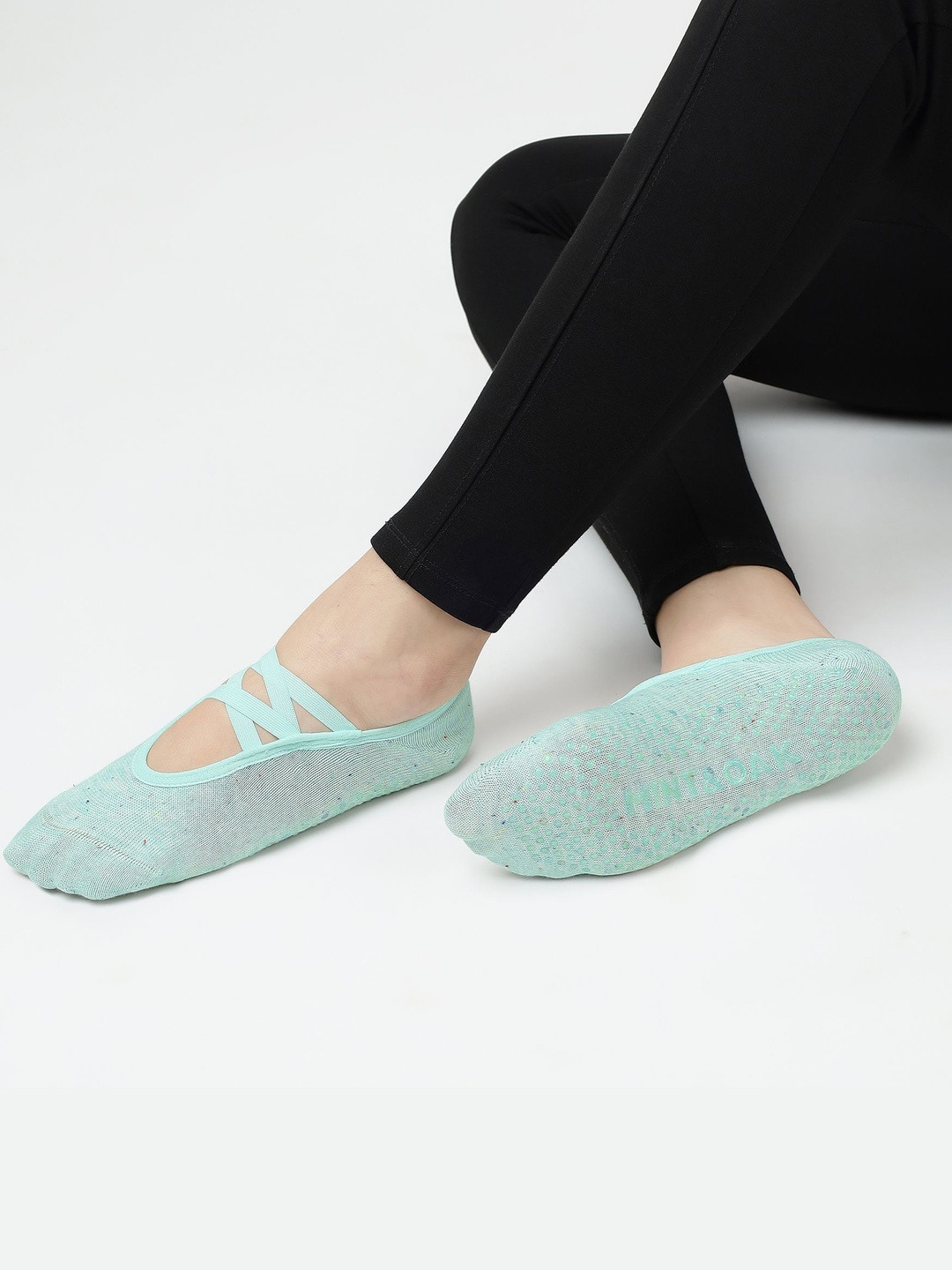 Mint & Oak Women Double Criss Cross Ankle Length Socks