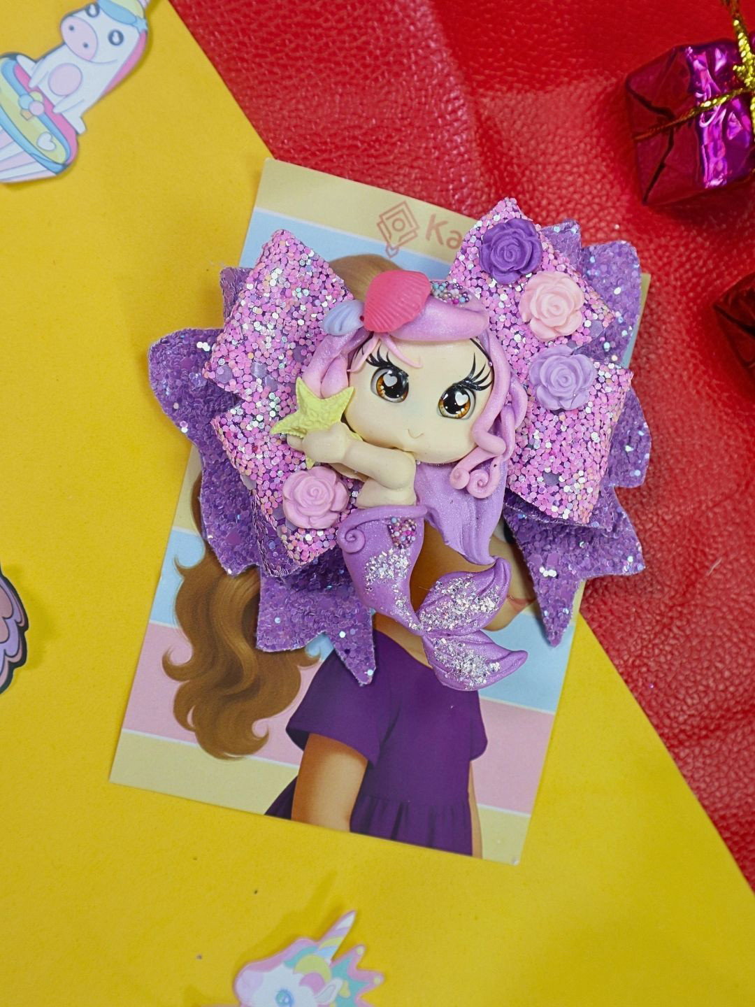 Kamule Girls Embellished Fairy Doll Alligator Hair Clip