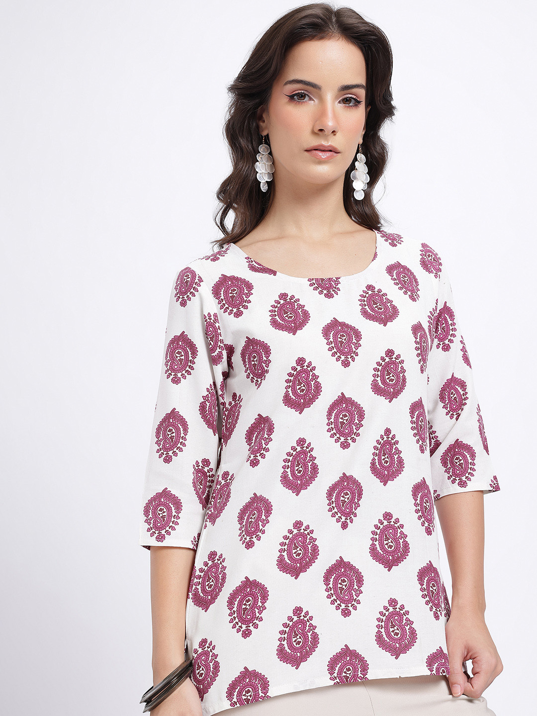 Anouk Rustic Ethnic Motif Printed Kurti