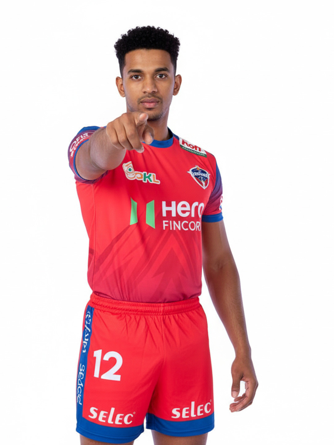 playR Unisex UP Yoddhas - PKL 2025 Printed Dri-FIT T-shirt