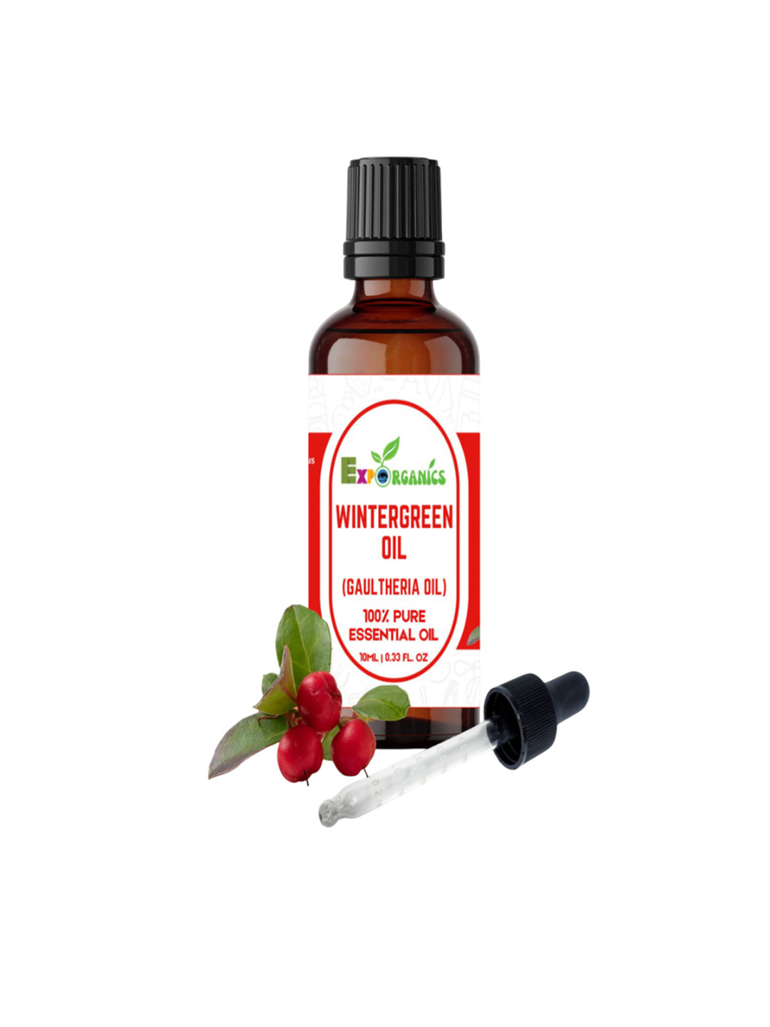 EXPO ORGANICS Pure Wintergreen Essential Oil - 10 ml