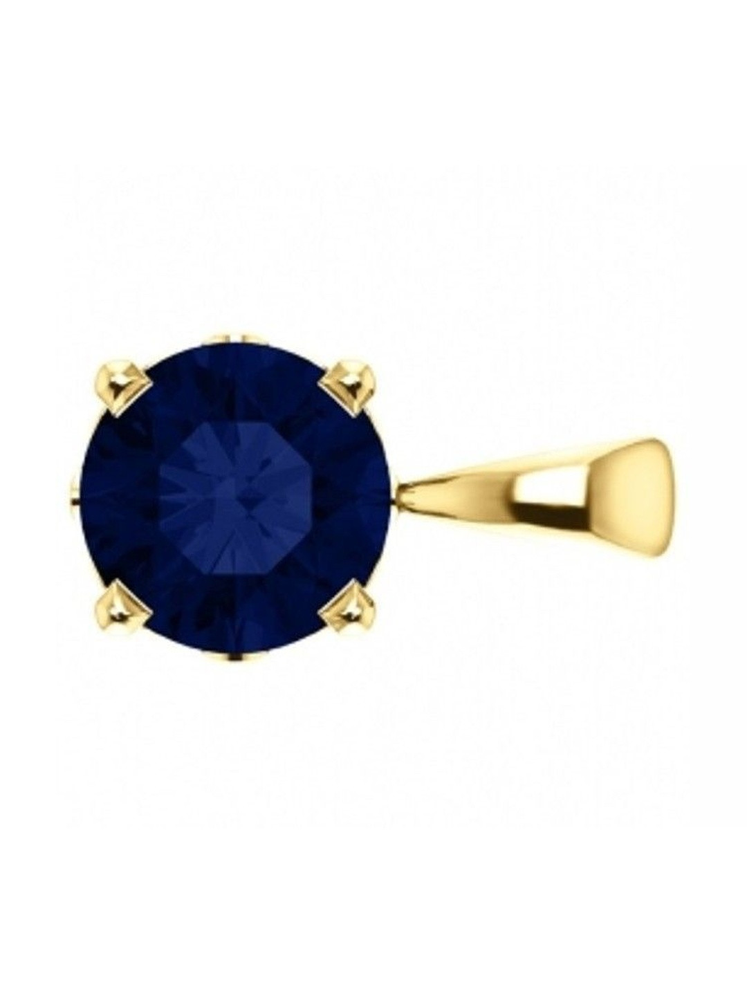 RAVIOUR LIFESTYLE Circular Blue Sapphire Pendants