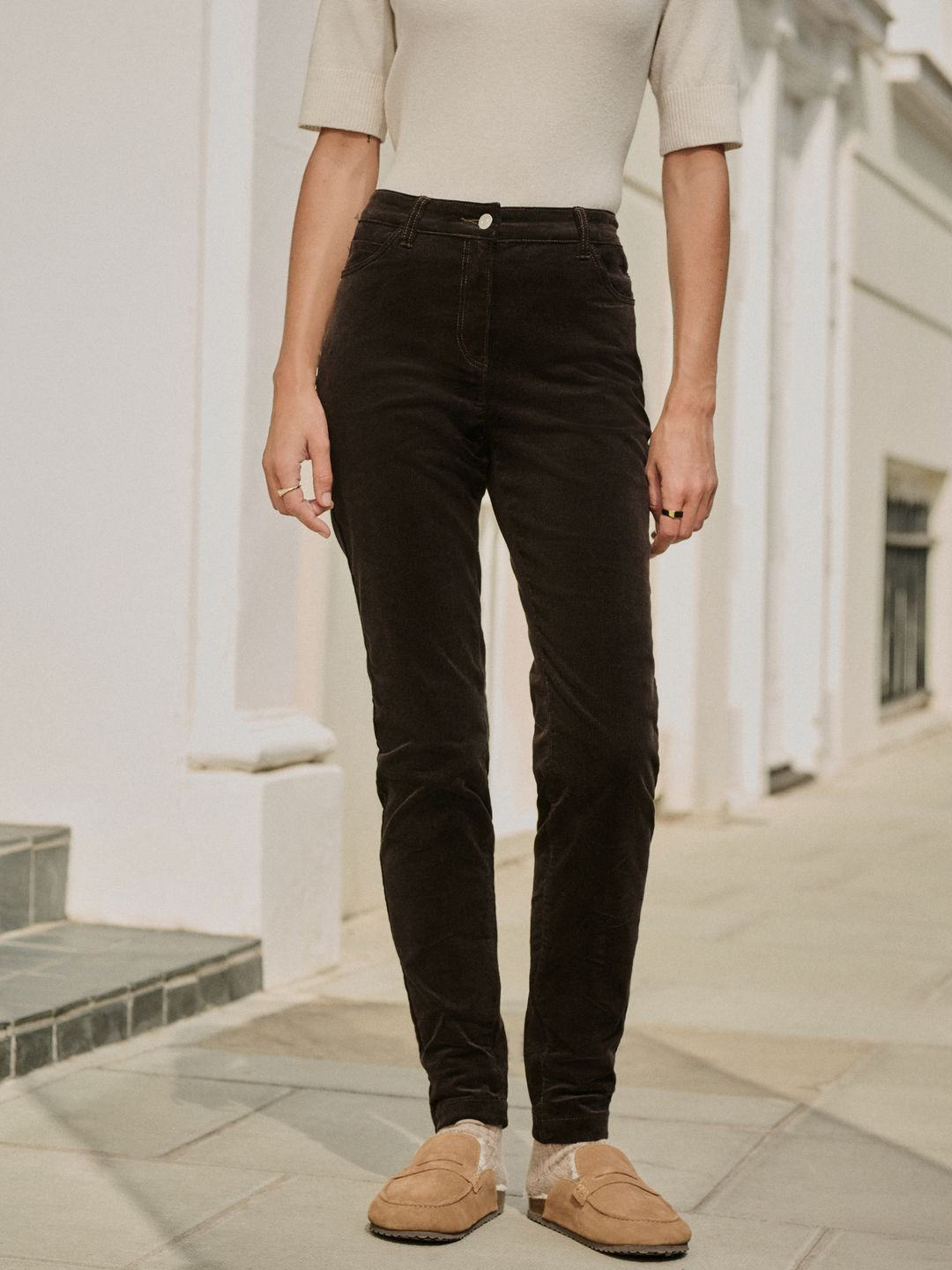 NEXT Women Skinny Fit Corduroy Trousers