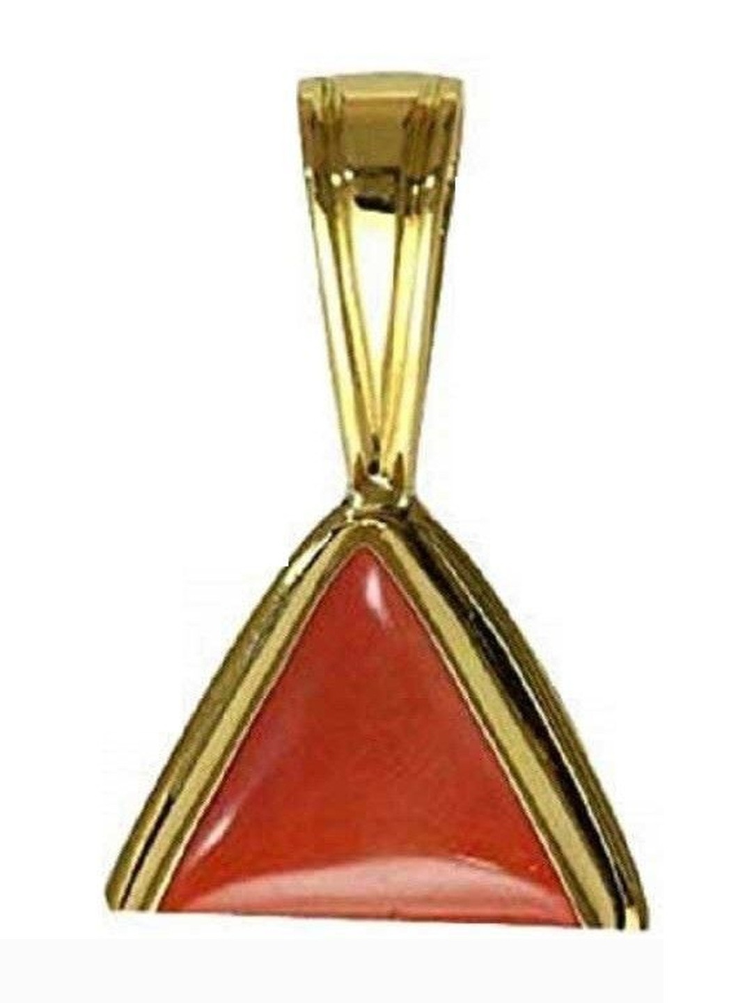 RAVIOUR LIFESTYLE Triangle Coral Stone Pendants