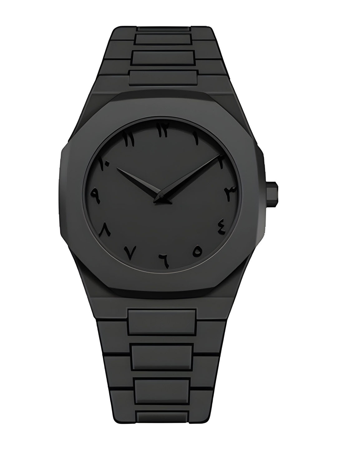 Racnos Boys Dial & Stainless Steel Bracelet Style Straps Analogue Watch METAL-01-BLACK