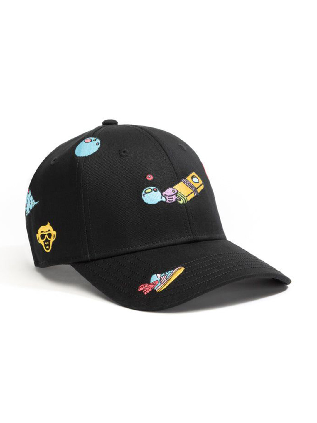 Urban Monkey Unisex Embroidered Regular Baseball Cap