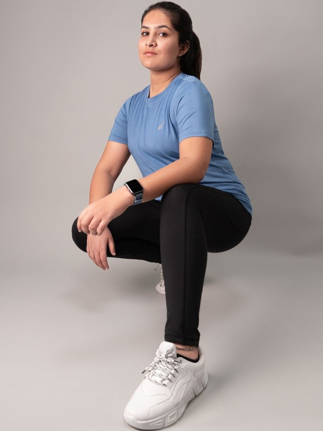 FLURR Round Neck Regular Fit T-shirt