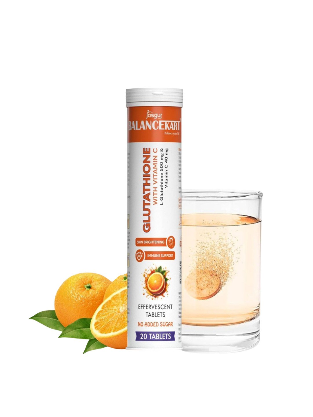 balancekart L Glutathione Tablets For Skin Brightening - 20 Tablets