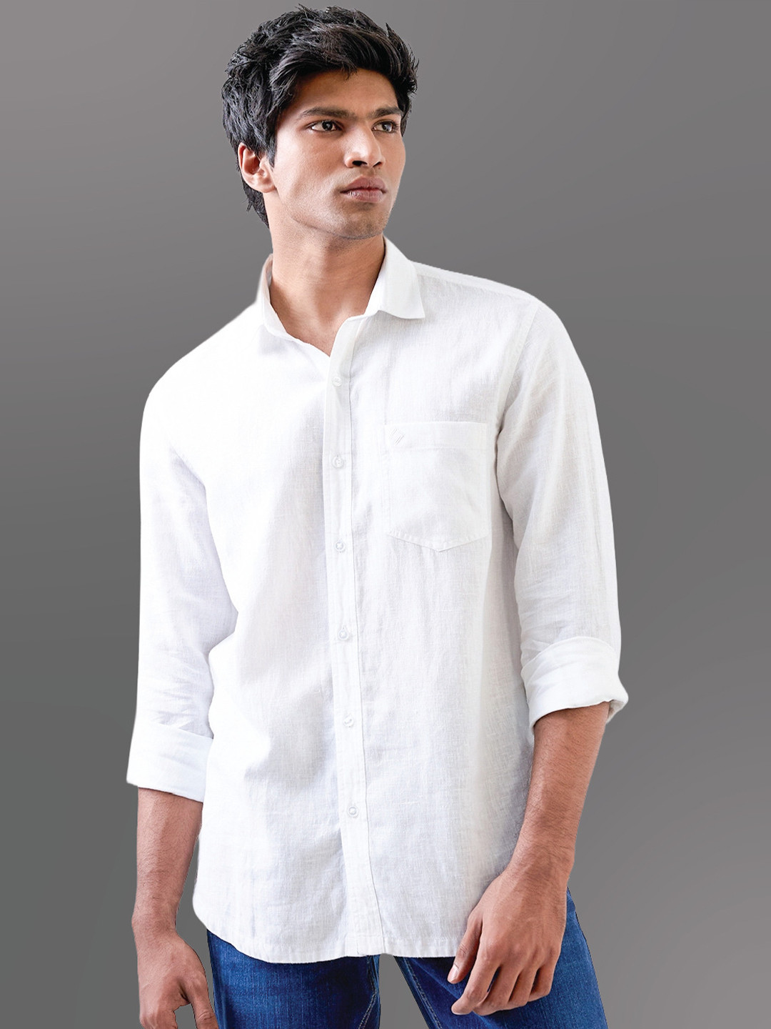 Indiqlo Men Indian Linen Casual Shirt