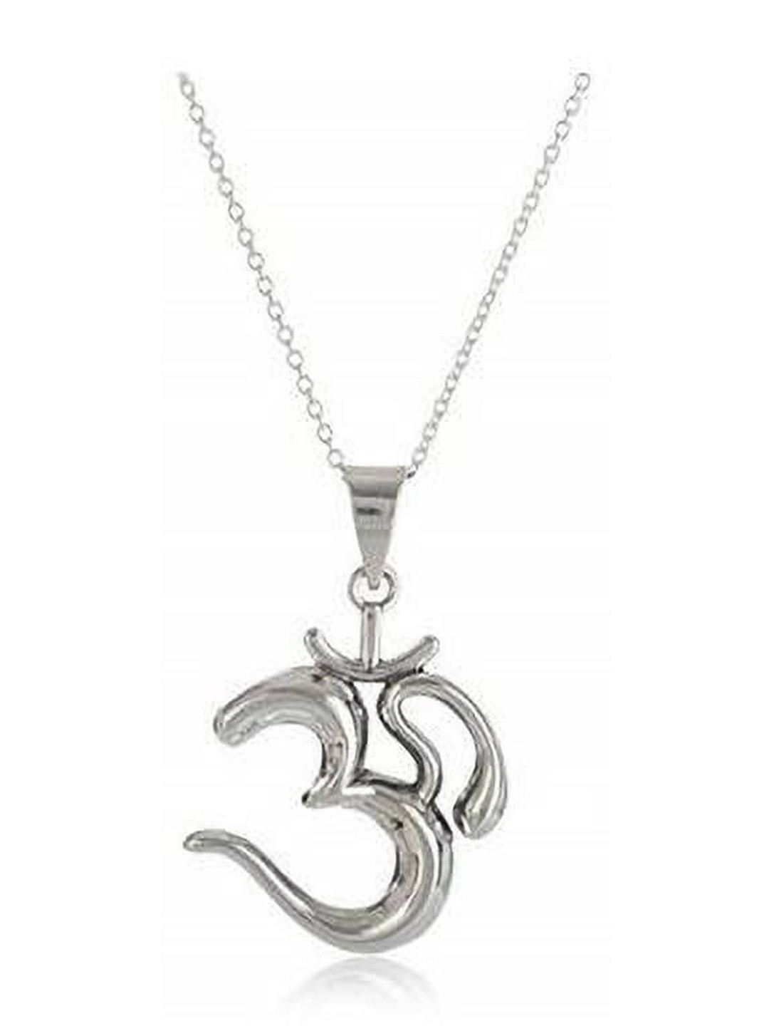 RAVIOUR LIFESTYLE Om silver pendant shiv kripa pendant Silver Locket