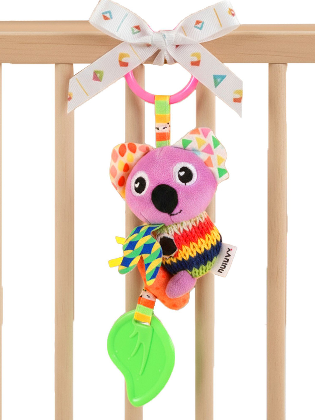 Nuluv Infants Kids Activity Koala Filled Non-Allergic Soft Rattle Toy With Gentle Sound