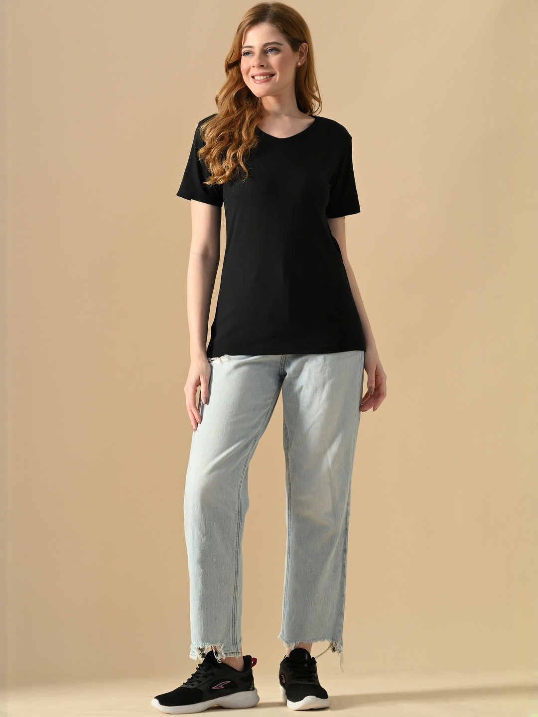 Sterio Pace V-Neck Cotton T-shirt