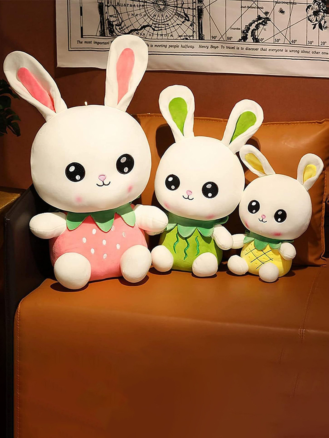 AN TEDDY Kids Microfibre Filled Non-Allergic Doll Soft Rabbit Toys and Dolls