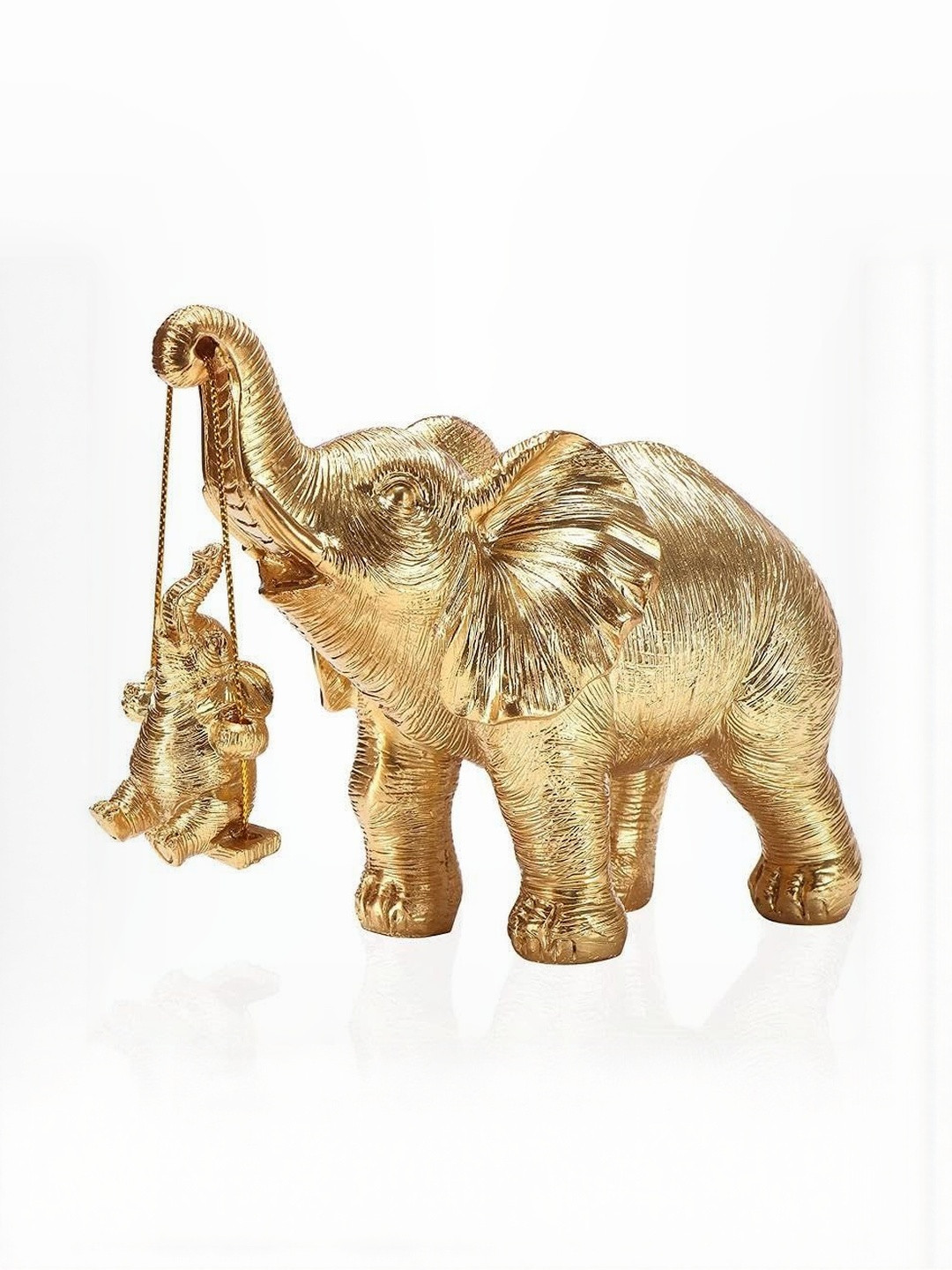 Corslet Beige Birds and Animals Figurine Showpiece