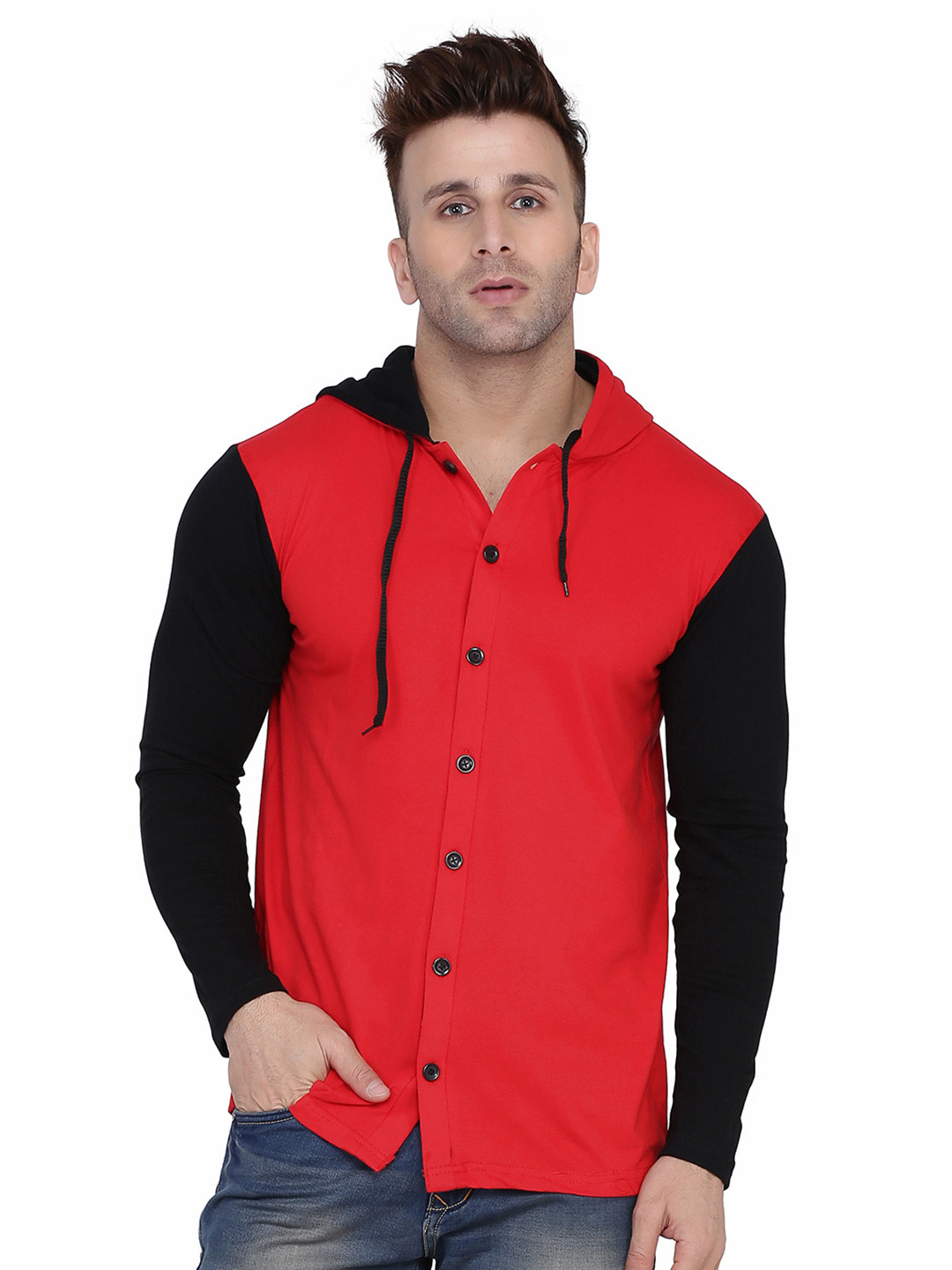 Blisstone Hooded New Basics Cotton Slim Fit T-shirt